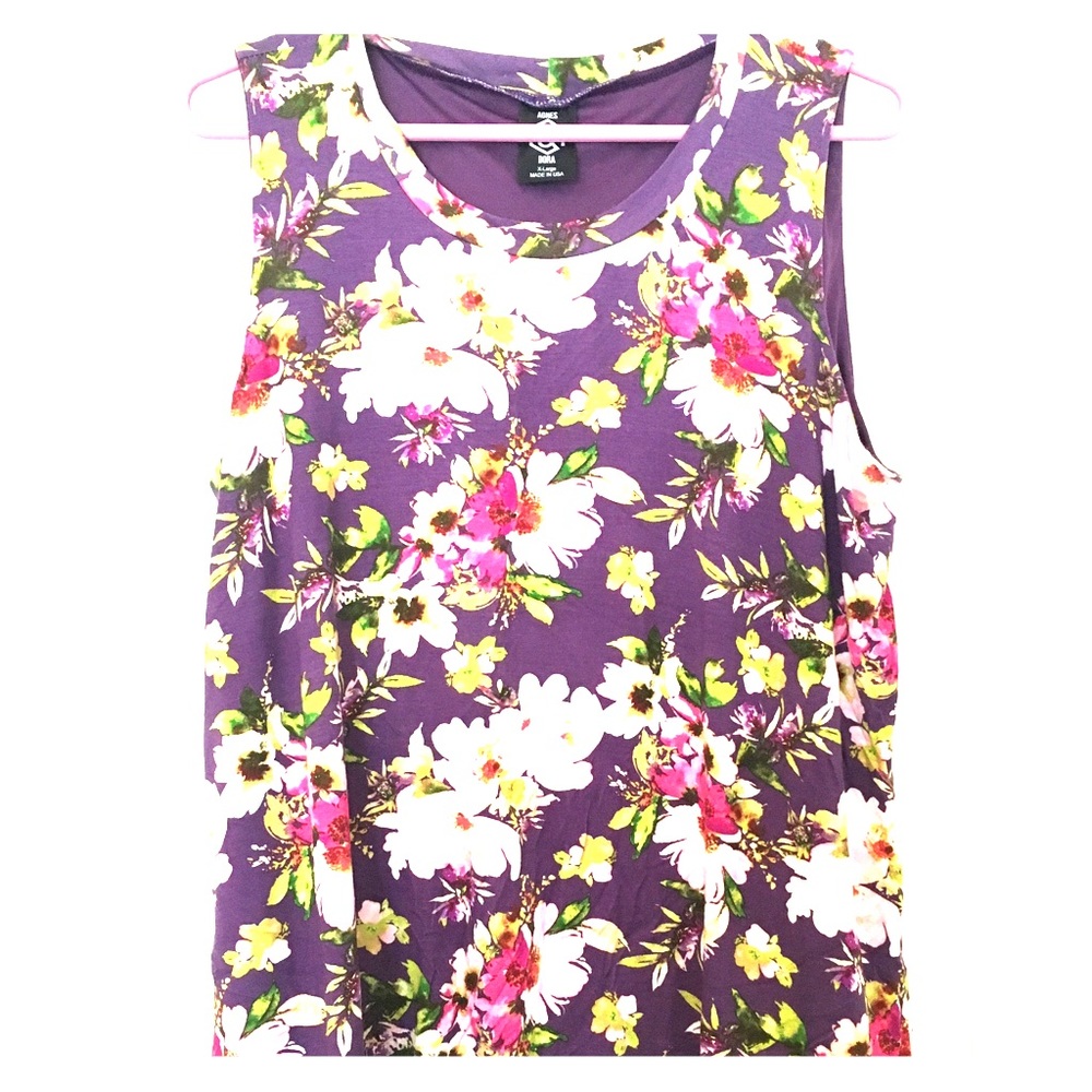 Agnes & Dora Tiered Tunic Tank Top